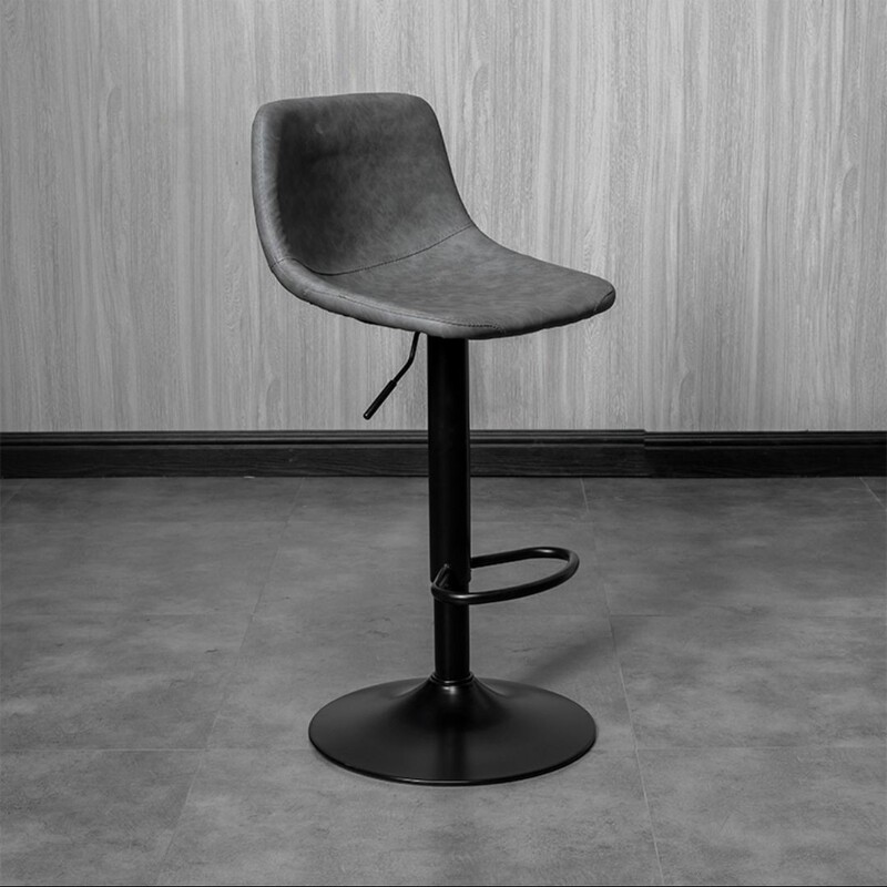 Bar Stool with Adjustable Height and Swivel Function, Modern Minimalist Home-Use High Stool with Backrest, Light-Style Bar Chair, Front Desk Chair with Backrest Bar Stool with Adjustable Height and Swivel Function, Modern Minimalist Home-Use High Stool with Backrest, Light-Style Bar Chair, Front Desk Chair with Backrest