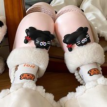 可拆卸防水棉拖鞋女网红外穿冬季潮防滑保暖室内居家包跟月子棉鞋
