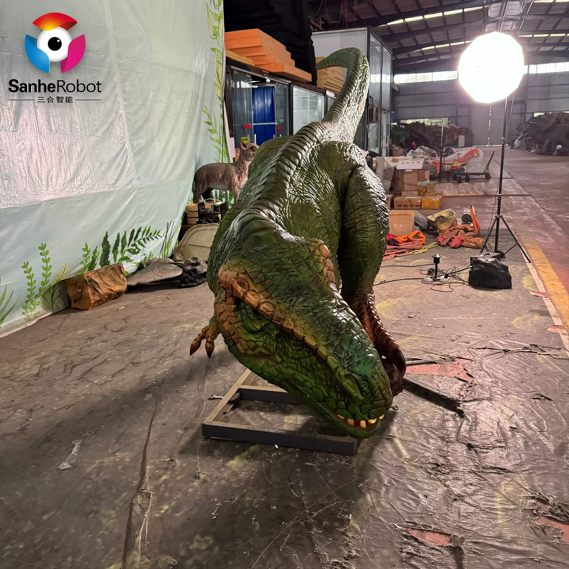 仿真霸王龙模型定制公园展览动植物恐龙厂家定制场景霸王龙模型