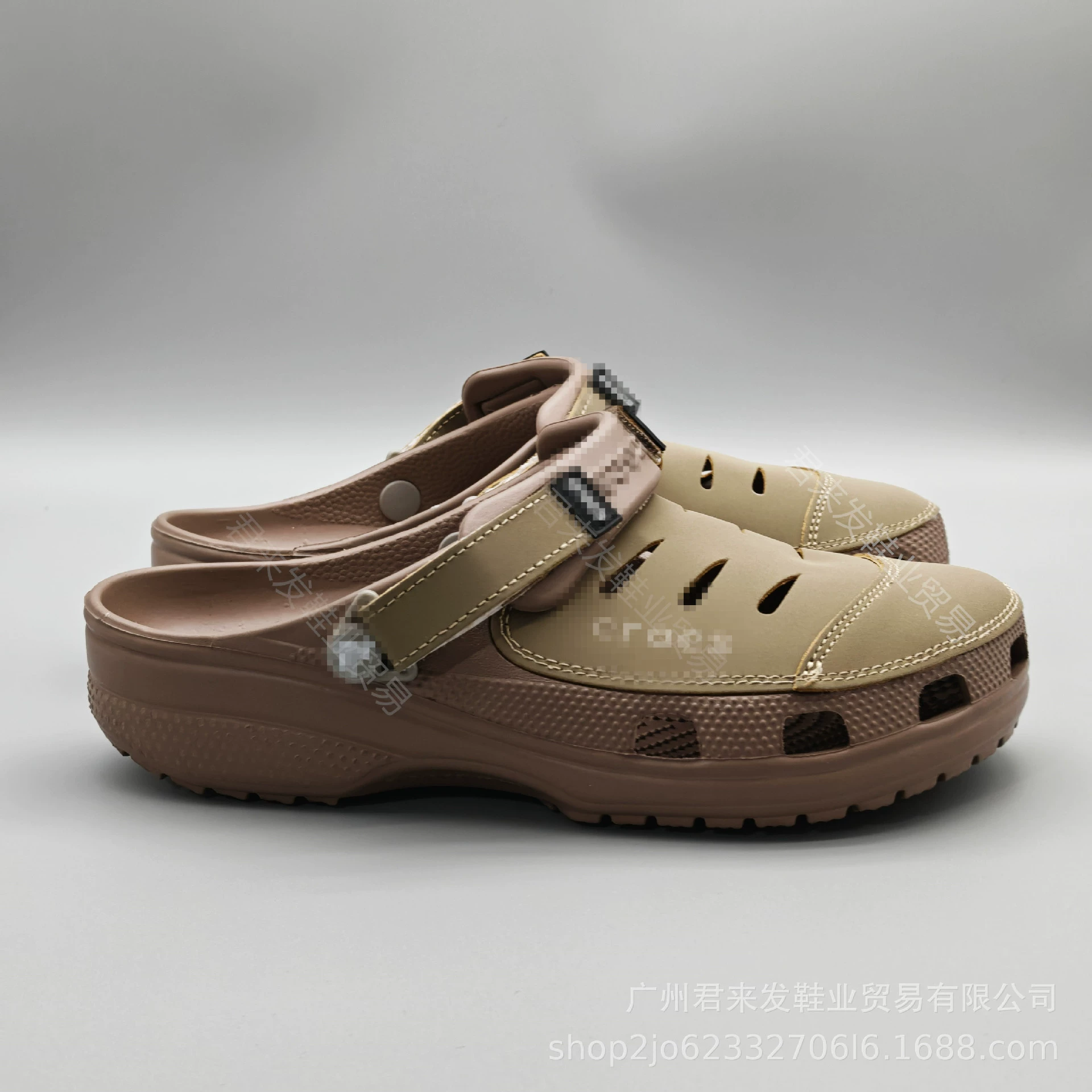 Мужские уличные дышащие нескользящие пляжные сандалии-шлепанцы Baotou Youken первого поколения 2025 года оптом, повседневные, универсальные