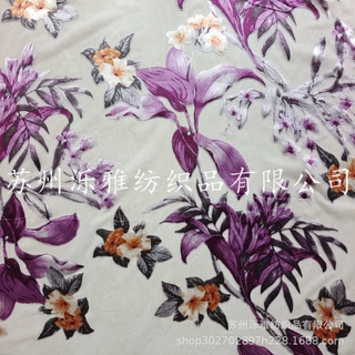 工厂直销烧花丝绒 烂花绡 真丝绒 锦粘绒 韩国绒1.5米宽幅环保再