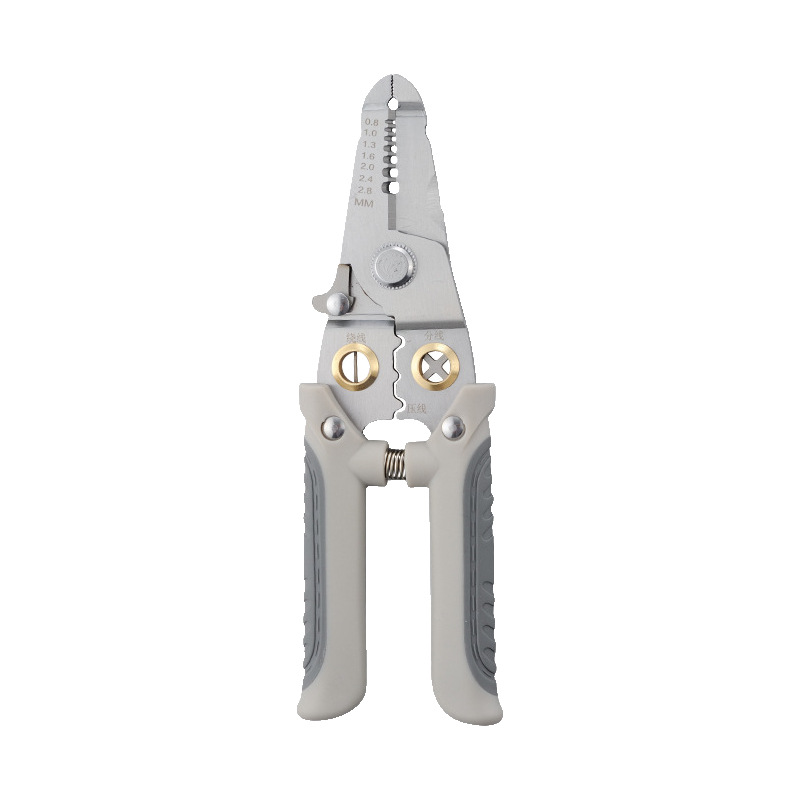 厂家现货 不锈钢多功能剥线钳 电工钳 尖嘴钳 绕线分线钳