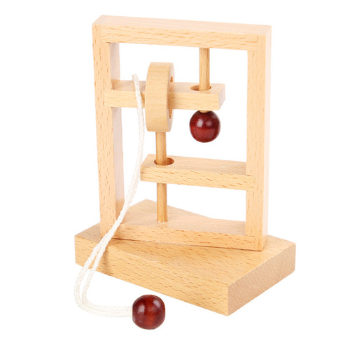 Puzzle wooden unlocking toy to exercise spatial thinking ability for children and adults Luban lock to decompress primary school students