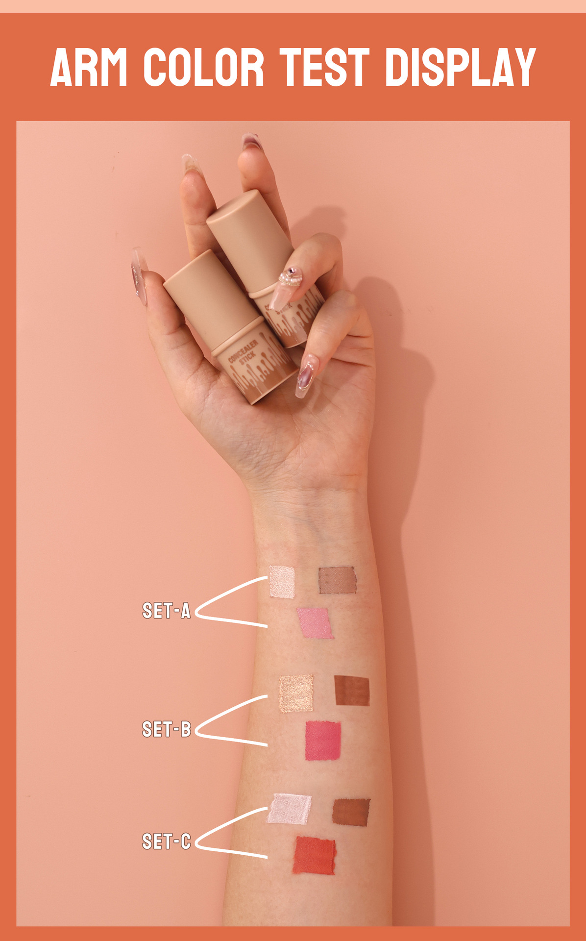 Hellokiss Multifunktionales Konturenstift-Set, 3-teilig: 3D-Konturen, Highlighten und aufhellender Rouge-Stift_voghion.com