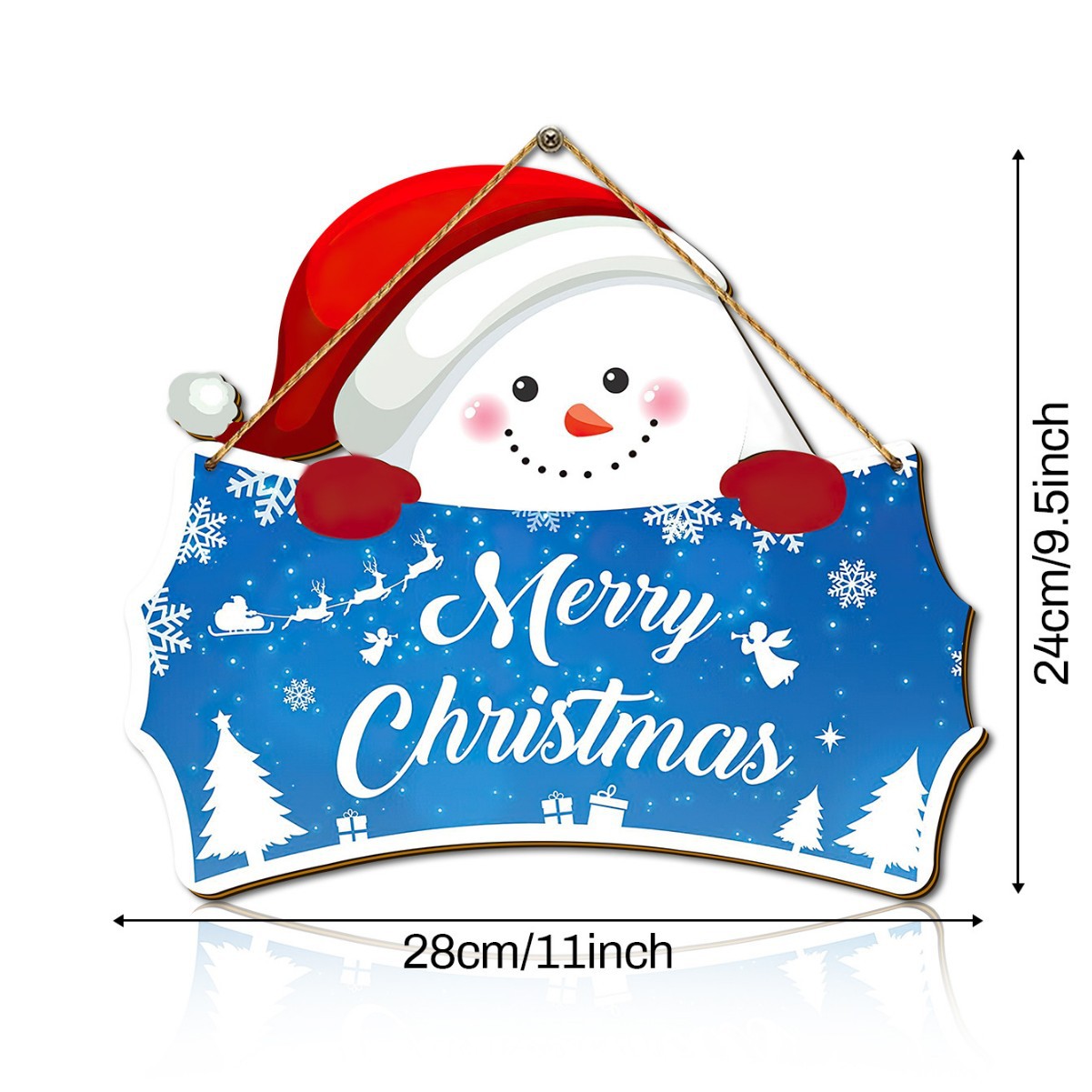 Transfronterizo temu explosión decoración del hogar invierno elementos de Navidad logotipo de madera de Navidad decoración creativa