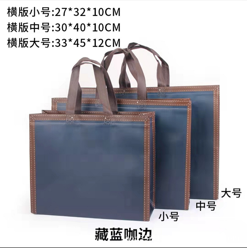 Bolso no tejido recubierto en stock impreso LOGO bolsa de ropa de moda embalaje de regalo bolsa de Banco de costura impresa