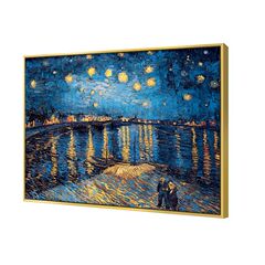 Modern Minimalist Living Room Decorative Painting Van Gogh Starry Night Spray Painting Oil Painting Landscape Wall Hanging Entrance Sofa Background Wall Painting