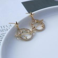 14k�~����ɫ΢�Ƕ�ʯ�ǿ�925�y�24mm���h���diy�Ʒ����