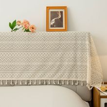 美式复古蕾丝床头套罩通用法式软包靠背保护套子木床防尘罩盖巾布