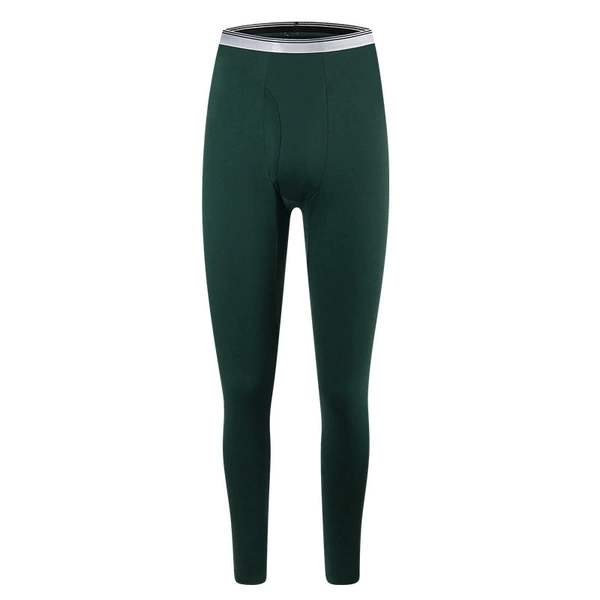 Green fleece thermal underwear