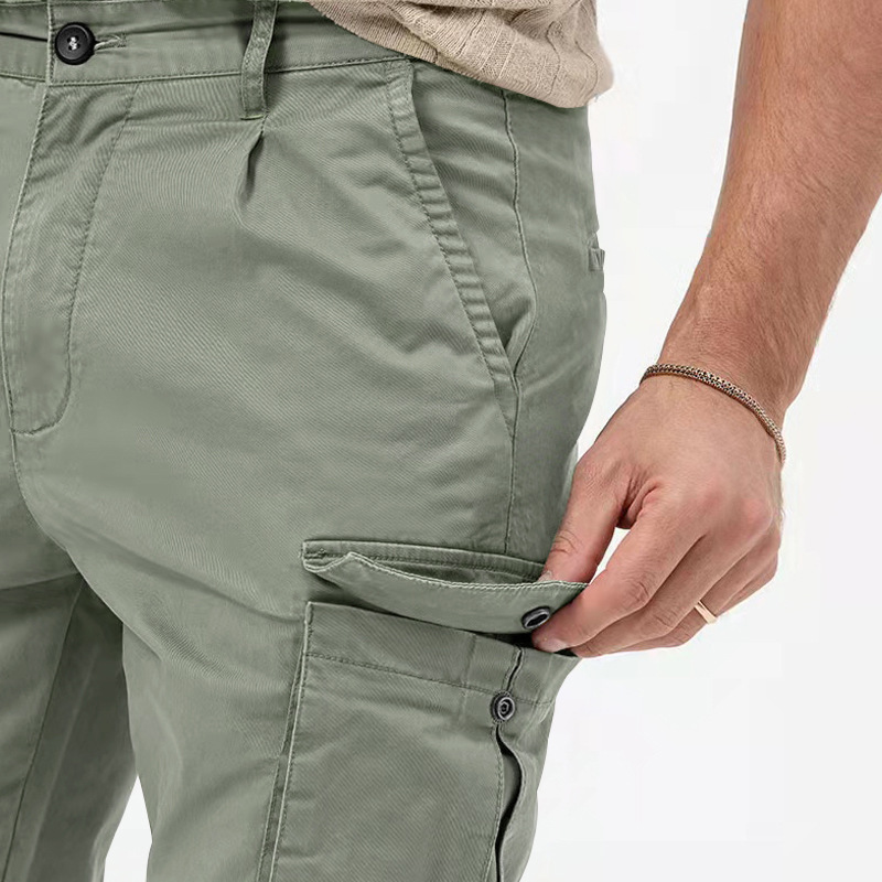 2023 Otoño Primavera y Otoño nuevos monos diarios de los hombres de los deportes ocasionales de los hombres de moda del todo-fósforo tobillo-atado Pantalones