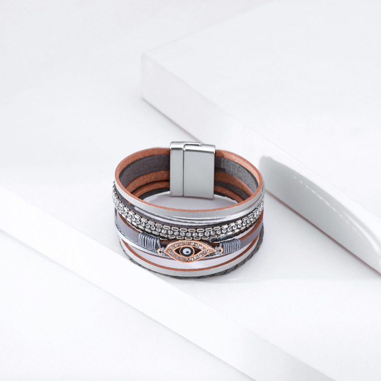 wholesale jewelry wide-brimmed eye shape bracelet Nihaojewelry