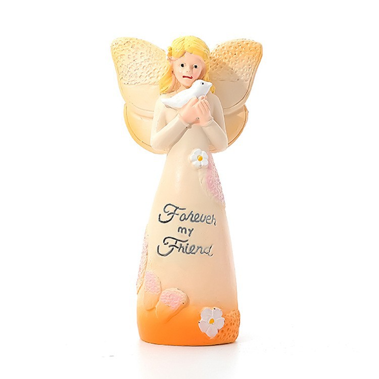 새를 들고있는 천사 1 명