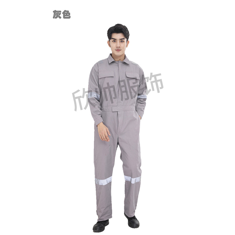 Traje de primavera y otoño de todo el proceso de algodón, traje de barco de la tripulación de envío, mono de algodón puro, comercio de exportación