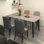小户型组合亮光加厚餐桌椅