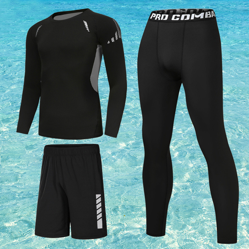 Traje de Buceo de Dos Piezas de Manga Larga de Nailon, para Buceo, Surf y Natación image 21