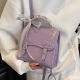 Korean-style Sweet Academy-style Simple Backpack Spring Fashion All-match High-end Texture Portable Small Square Bag for Women
