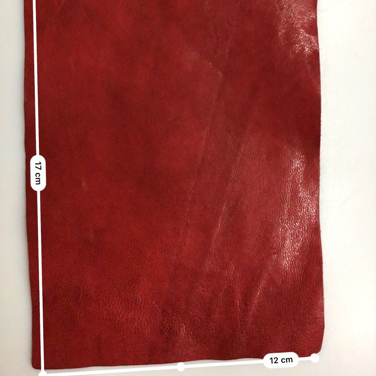 도치기 스타일 정품 가죽 염소 가죽 탑 레이어 풀 그레인 워터 염색 오일 왁스 통째로 빨강 염소 가죽