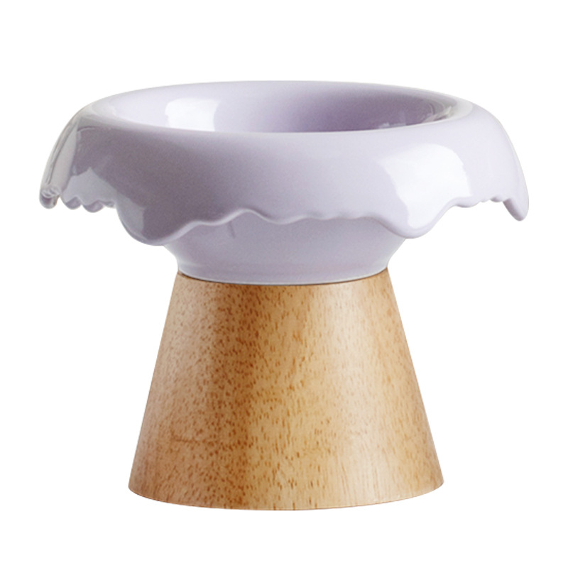 De alto aspecto de cerámica lindo aperitivo yogur de frutas desayuno postre tazón helado ensalada tazón pasillo joyería almacenamiento tazón