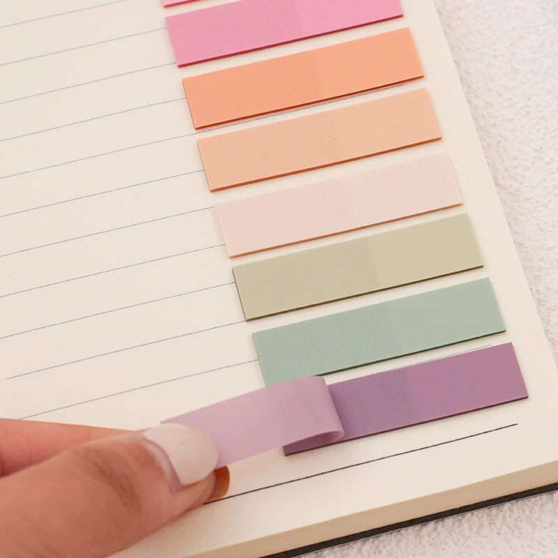 Self-adhesive retro small transparent sticker, note, 80 colors, (Physicals)