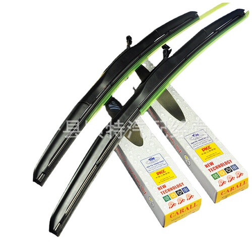 CARALL wiper blade boneless universal three-section U-shaped car, trolley and truck wiper strip