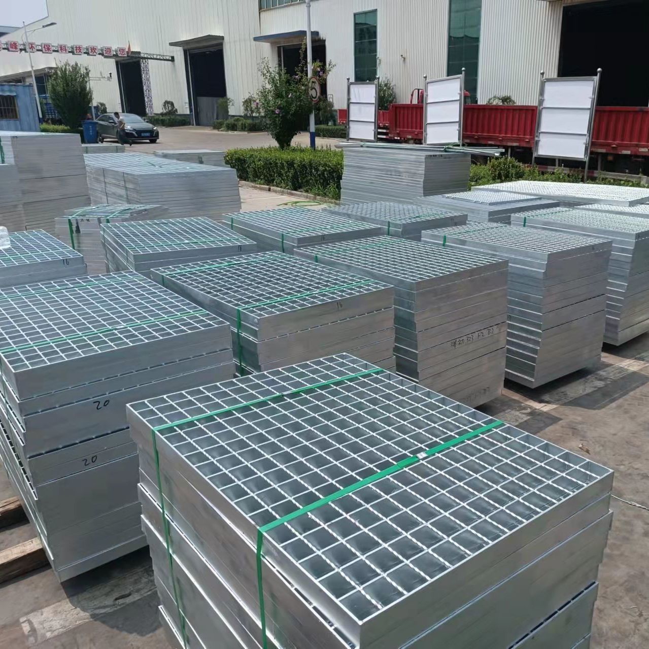 热镀锌钢格板排水沟盖板洗车房停车场平台格栅厨房地沟下水道盖板