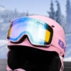 652 pink frame fully transparent blue film (magnetic attraction for adults)
