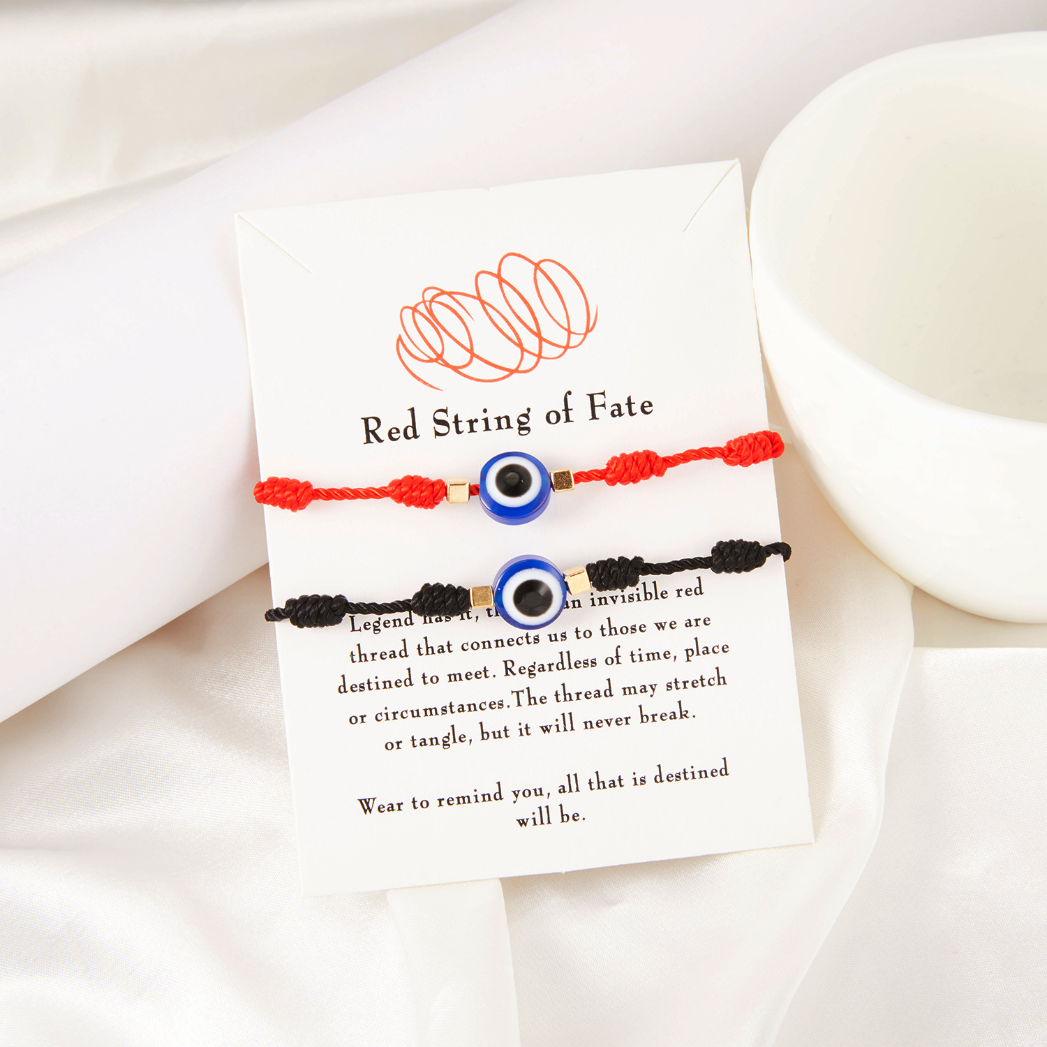 Classic Style Streetwear Devil's Eye Resin Rope Valentine's Day Women's Bracelets display picture 15