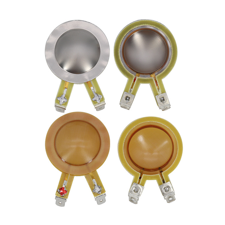 Wholesale 25-core 25.4mm titanium film resin film CCAW copper-clad aluminum round wire high-frequency speaker diaphragm component