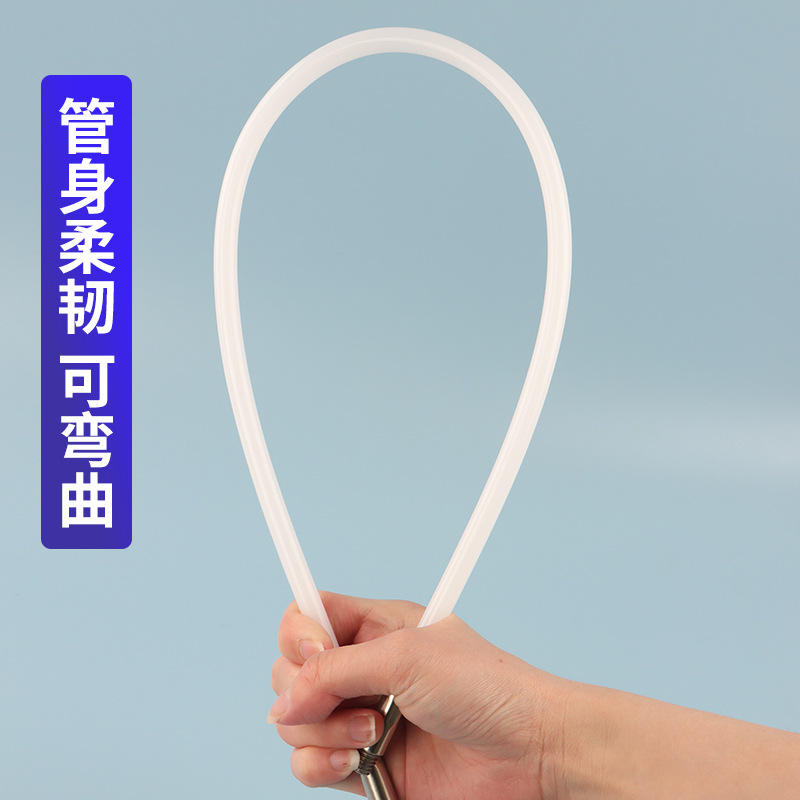 Taza de humo cepillo secador de tubo cepillo cocina ventilador caldera pared interior alargado curvado cepillo de limpieza transfronterizo al por mayor