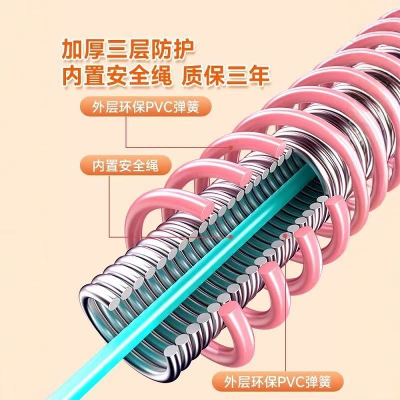 フラフープスプリングはお腹を引き締め、腰を傷つけず、女性の痩身お腹ツール、お腹を減らすソフトフラフープフィットネス痩身ツールです。|undefined