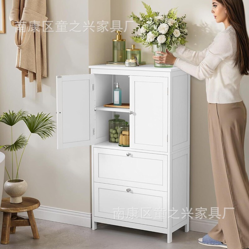 Amazon Bathroom Storage Cabinet Floor-Standing Cabinet Storage Compartment Nordic Simple Style Freestanding Adjustable Easy-To-Assemble Cabinet Amazon Bathroom Storage Cabinet Floor-Standing Cabinet Storage Compartment Nordic Simple Style Freestanding Adjustable Easy-To-Assemble Cabinet