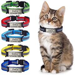 無料彫刻ドッグタグ、アイデンティティタグ、犬用首輪タグ、猫タグ、テディキャットジュエリー、ペットタグ彫刻