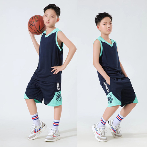 5XS–6XL Kids' Basketball Suit Set for Summer: Boys' Sports Wear for Elementary & Middle School Students—Perfect for Competition and Training