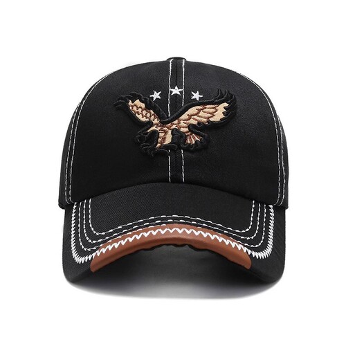 Best-selling Korean-style wide-brimmed deep-topped baseball cap for men, spring and summer, personalized trendy versatile, makes face look smaller, embroidered duckbill hat