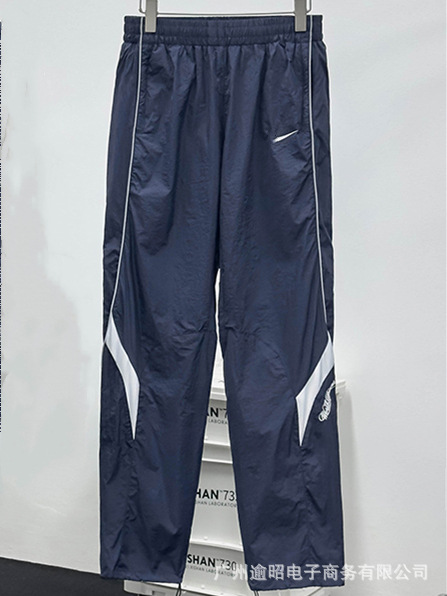 Pants-navy blue / M