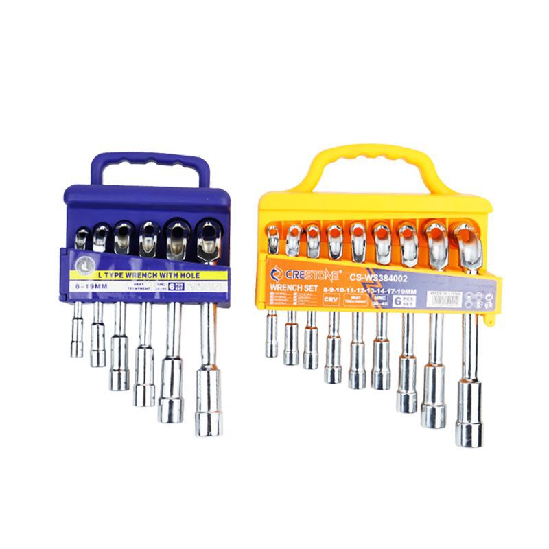 Suministro de stock espejo de doble cabeza L-type fresado llave perforada L-type codo llave perforada L-type