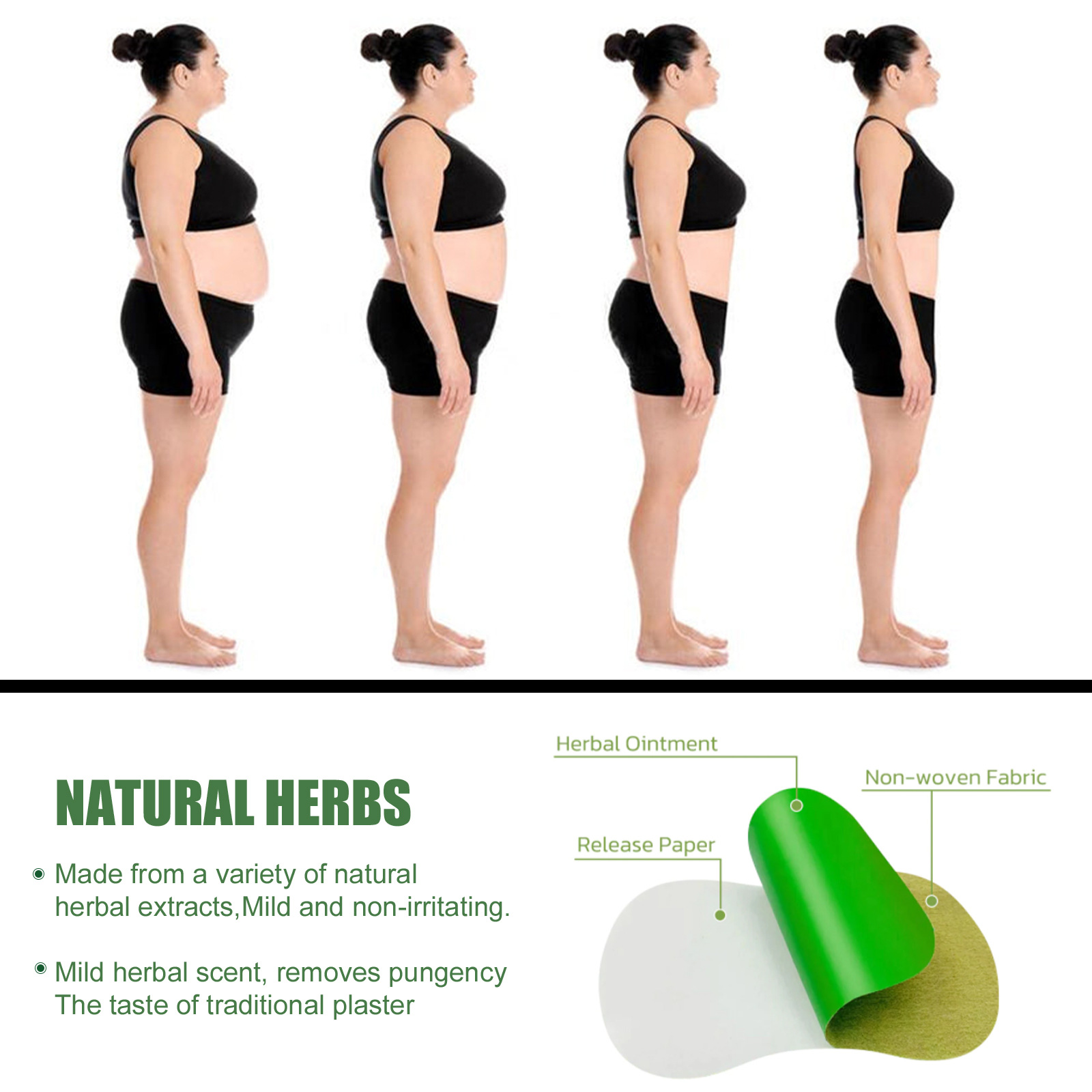 EELHOE mugwort patch care relieves body pressure helps sleep slimming and shaping foot patches_voghion.com