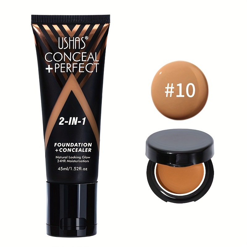 USHAS Cross-Border Spot Maquillaje Multifuncional 2 en 1 Base + Concelador FS424C