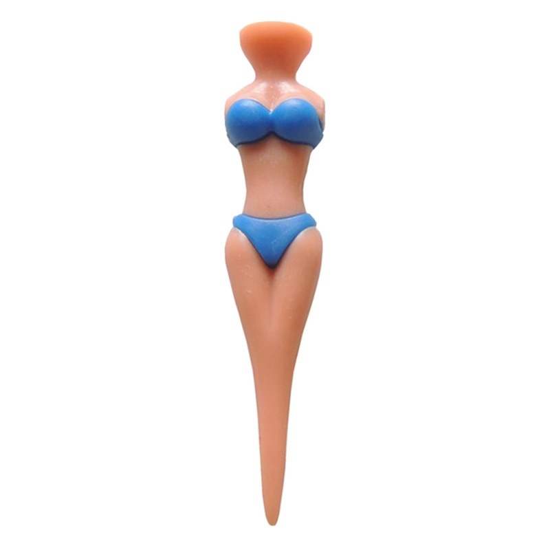 Golf Tee sexy bikini modelo belleza uñas de plástico bola de uñas diversión moda bola asiento