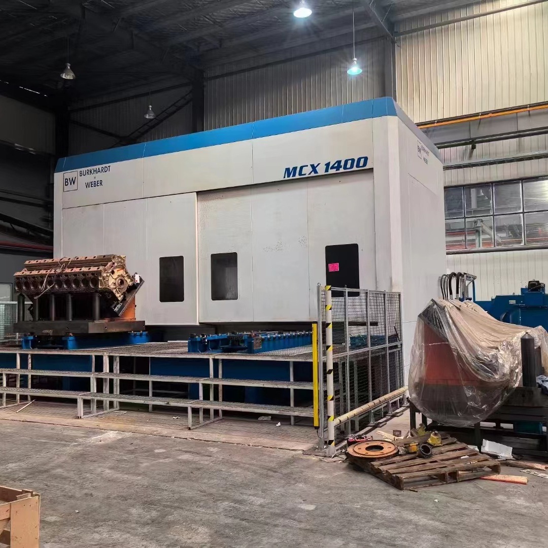处理二手布卡特MCX1400卧式加工中心快移速度60机床自重:62T