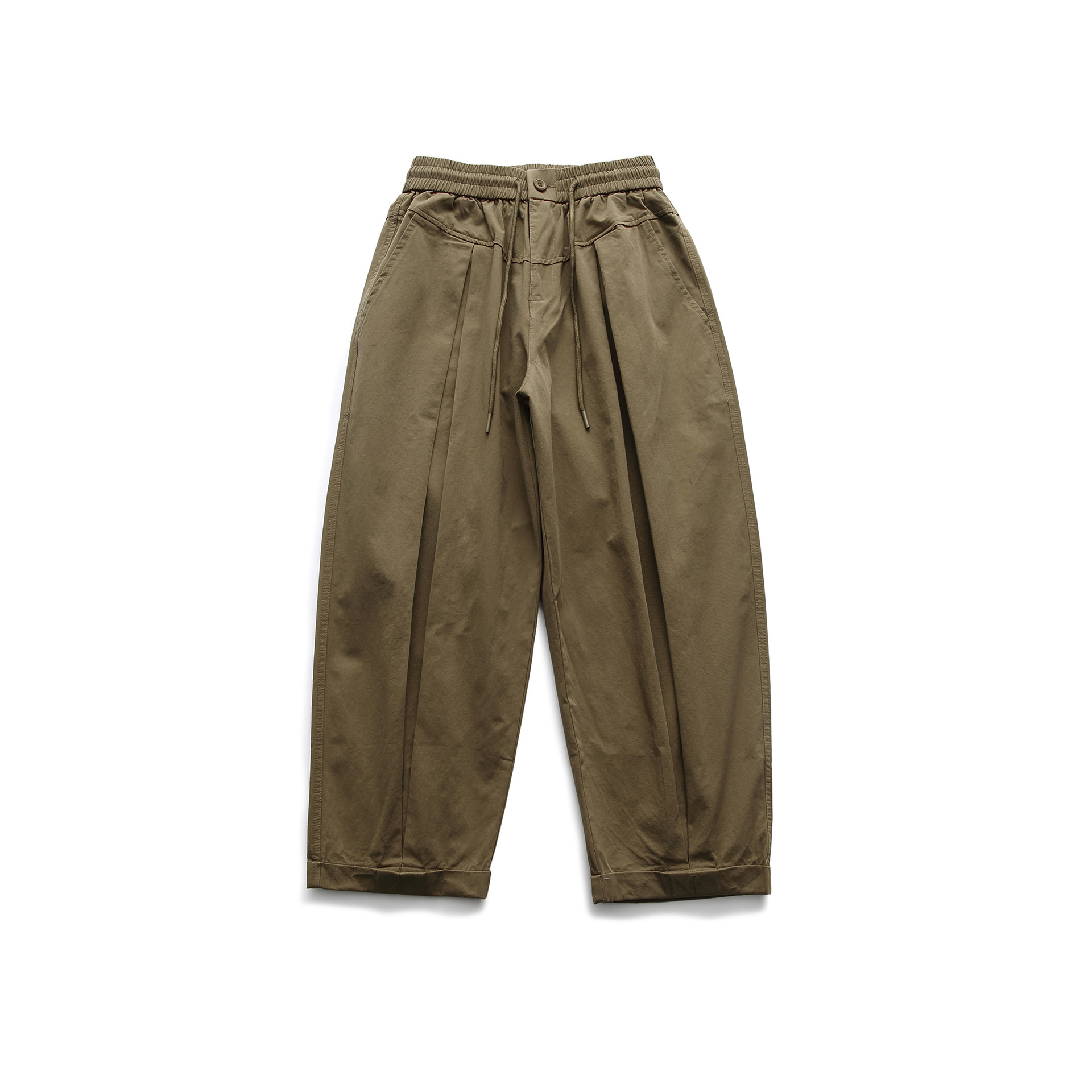 Spring solid Japanese retro trousers