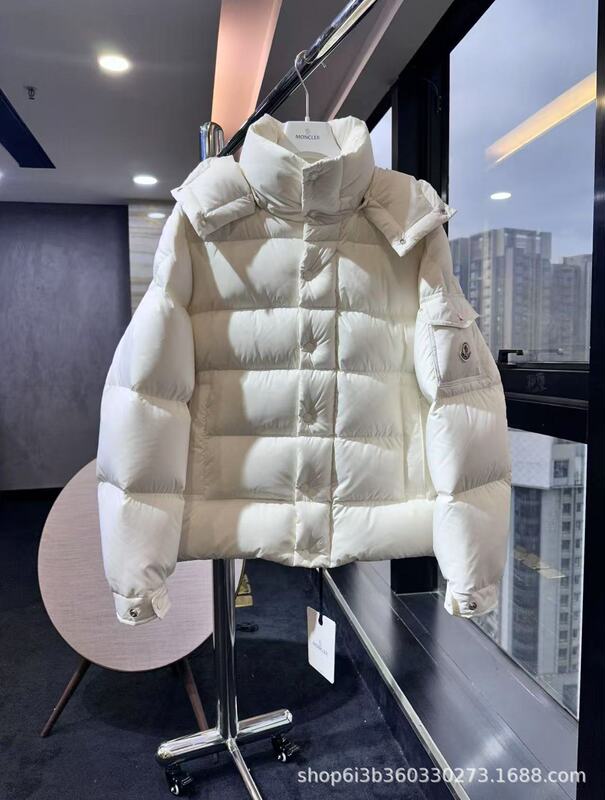 蒙家25秋冬新款四色男女同款经典雾面玛雅连帽羽绒服休闲保暖外套|undefined