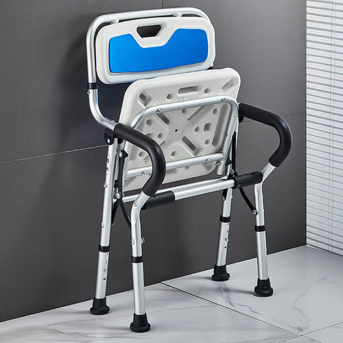 New anti-rollover foldable Japanese-style anti-slip bathroom shower chair for elderly and pregnant women bathroom shower stool