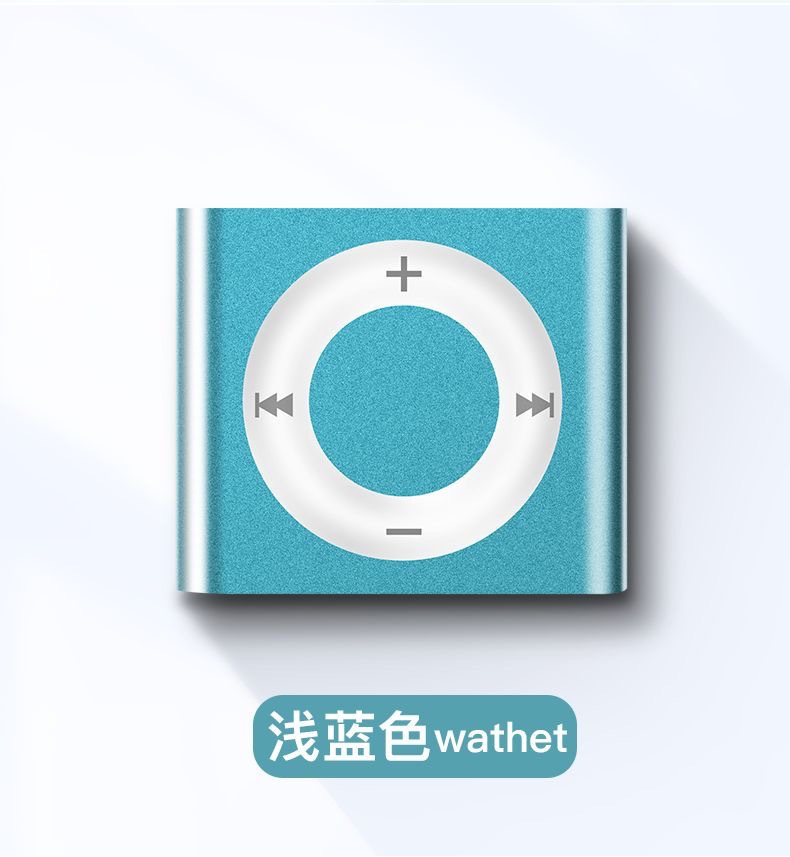 2023 nuevo metal MP3 reproductor simple moda tarjeta MP3 con al aire libre mini deportes escuchar y escuchar Walkman