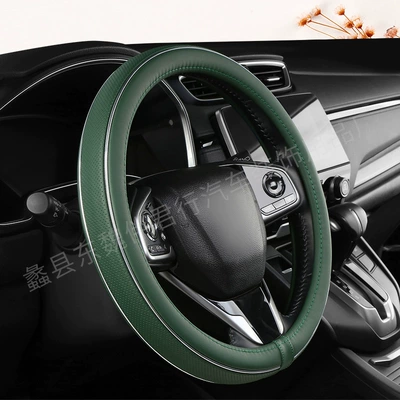 New bright steering wheel cover car decoration supplies foreign trade cross-border a generation of four seasons general business cover (Steering wheel cover) - nordic-green-38cm