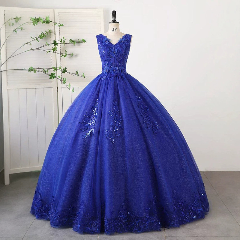 Wedding Dress Host Student Vocal Performance Exam Solo Performance Dress Puffy Skirt Long Starry Sky Evening Dress Blue Wedding Dress Host Student Vocal Performance Exam Solo Performance Dress Puffy Skirt Long Starry Sky Evening Dress Blue