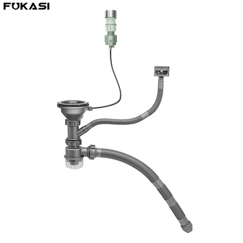 Drain pipe odor prevention, under-sink drain, kitchen sink drain, kitchen odor prevention drain, sink drain