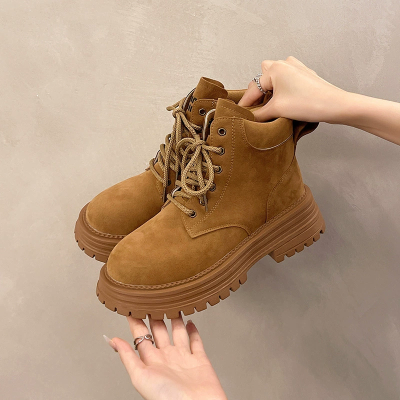 35-42 размера плюс размер женской обуви Martin сапоги от 41 до 43 плюс жир и широкие мм толстые ножки сапоги женские сапоги с толстой подошвкой