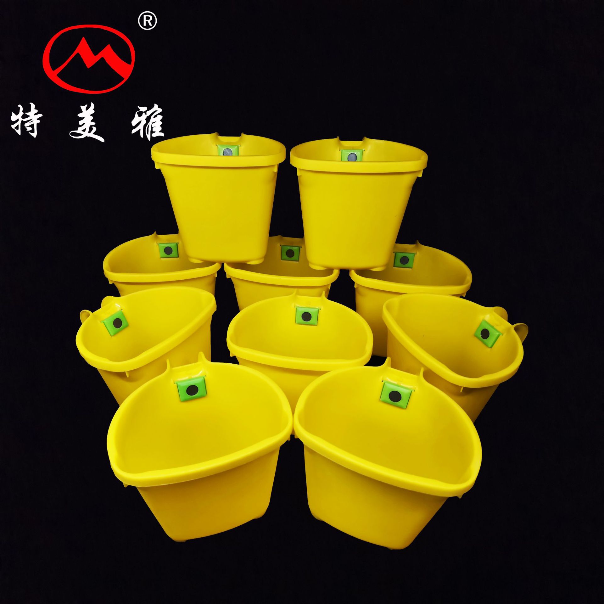 700ml手持油漆桶颜料搅拌桶艺术生绘画用油料辅助桶手握式磁吸桶